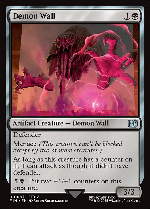 Demon Wall (97) (Foil) - Final Fantasy - Game On