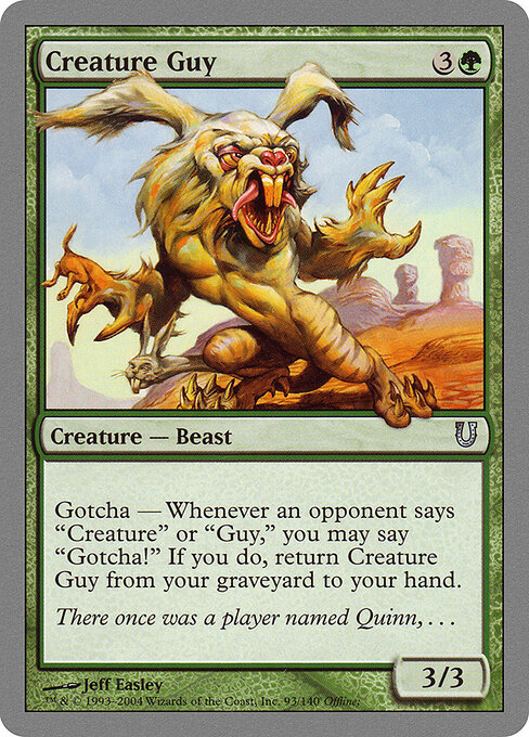 Creature Guy (93) - Unhinged - Game On
