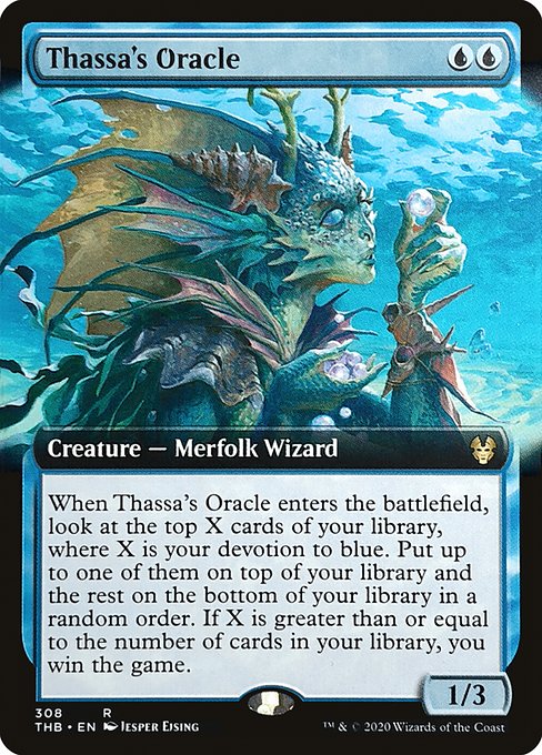 Thassa's Oracle (308) - EXTENDED ART (Foil) - Theros Beyond Death - Game On