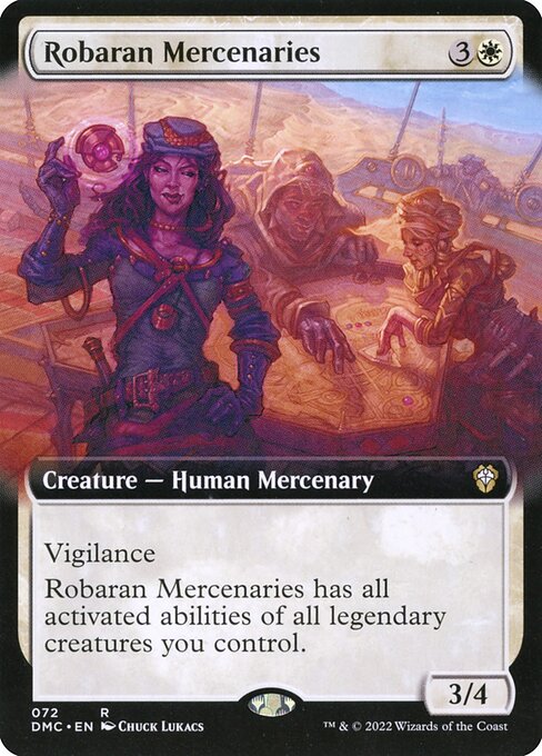 Robaran Mercenaries (72) - EXTENDED ART - Dominaria United Commander - Game On