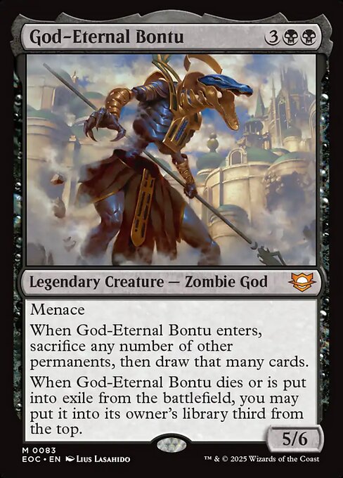 God-Eternal Bontu (83) - Edge of Eternities Commander - Game On