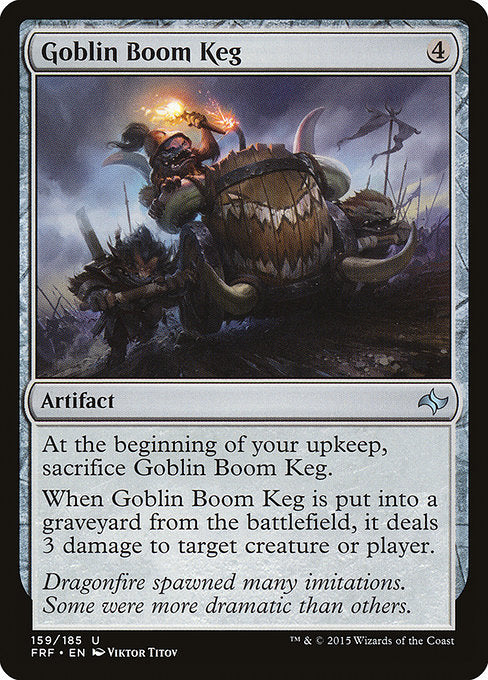 Goblin Boom Keg (159) (Foil) - Fate Reforged - Game On