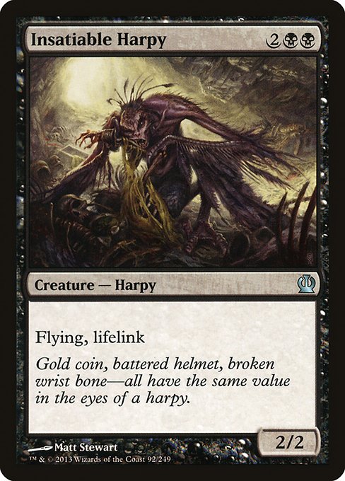 Insatiable Harpy (92) (Foil) - Theros - Game On