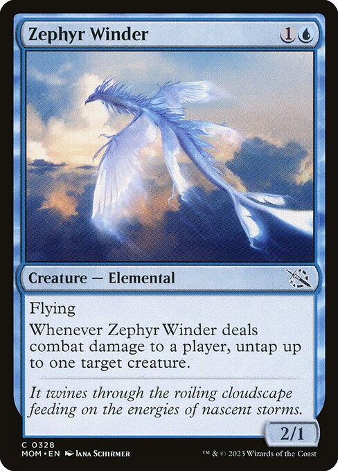 Zephyr Winder (328) (Foil) - March of the Machine - Game On