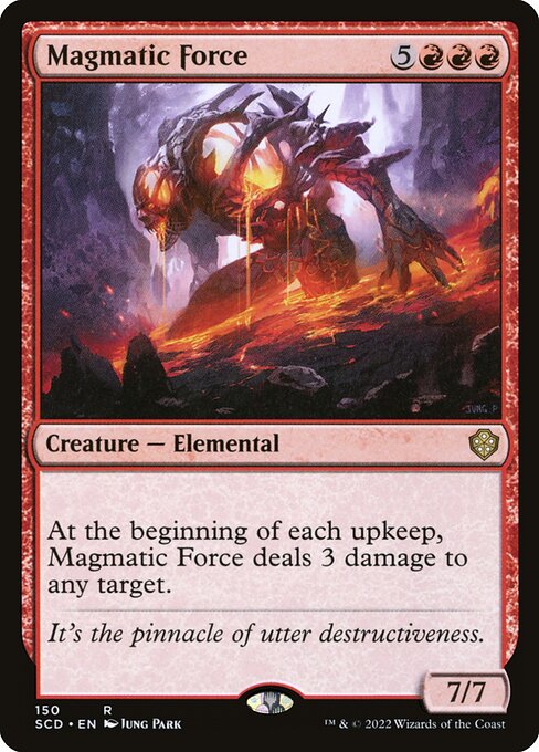 Magmatic Force (150) - Starter Commander Decks - Game On