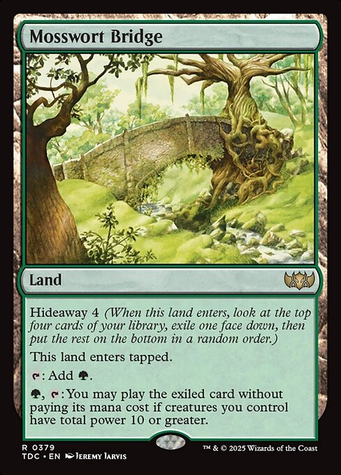 Mosswort Bridge (379) - Tarkir: Dragonstorm Commander - Game On