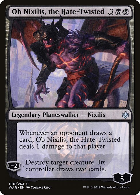 Ob Nixilis, the Hate-Twisted (100) (Foil) - War of the Spark - Game On