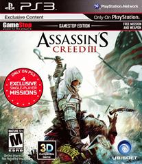 Assassinâs Creed III [Gamestop Edition] - Playstation 3 (Complete In Box) - Game On