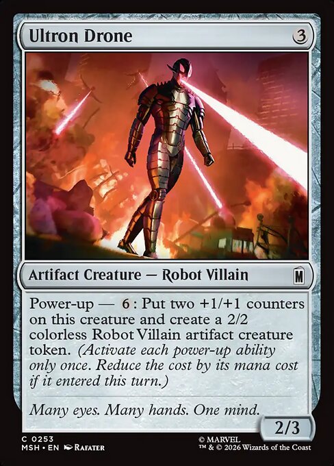 Ultron Drone (253) (Foil) - Marvel Super Heroes - Game On