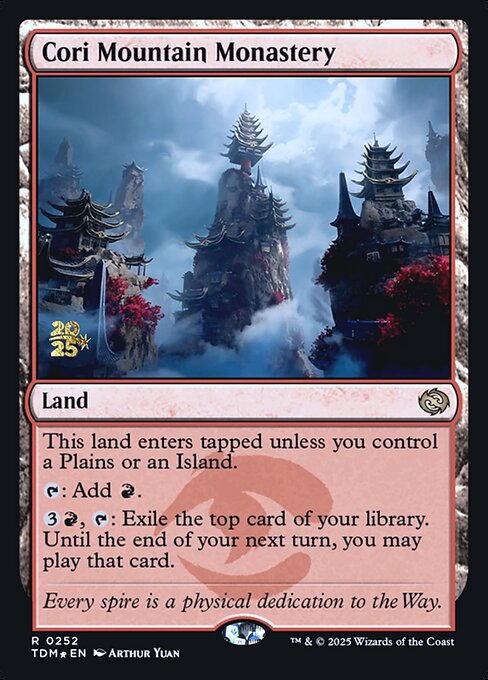 Cori Mountain Monastery (252s) (Foil) - Tarkir: Dragonstorm Promos - Game On