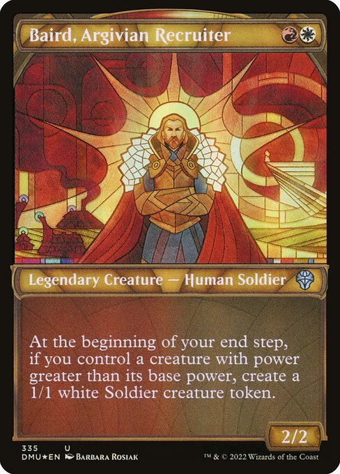 Baird, Argivian Recruiter (335) - SHOWCASE (Foil) - Dominaria United - Game On