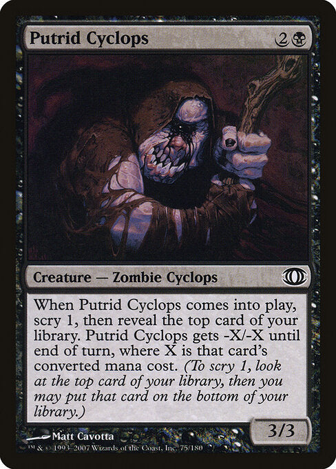 Putrid Cyclops (75) (Foil) - Future Sight - Game On