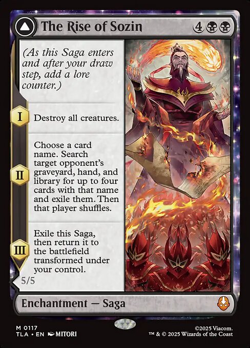 The Rise of Sozin // Fire Lord Sozin (117) (Foil) - Avatar: The Last Airbender - Game On