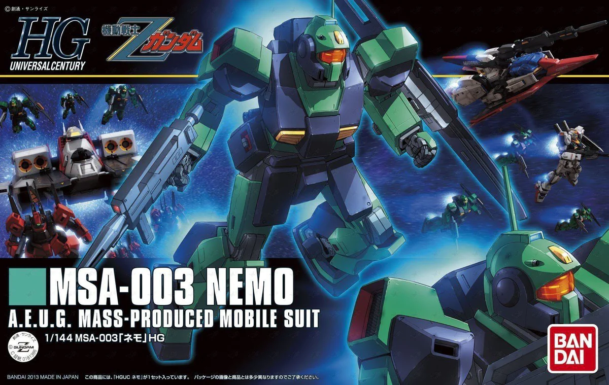 #150 Nemo (Z Gundam Color) "Z Gundam", HGUC - Game On