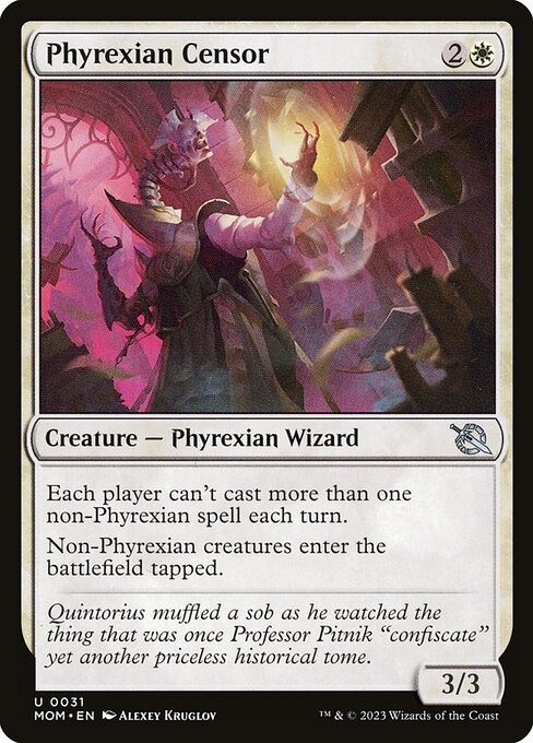 Phyrexian Censor (31) - March of the Machine - Game On