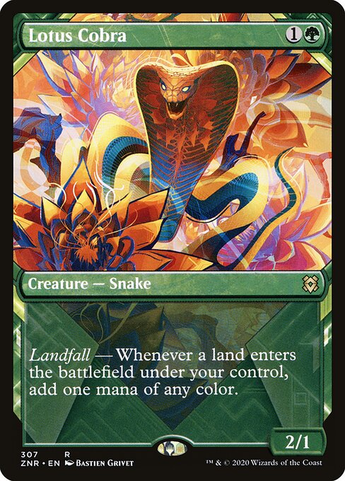 Lotus Cobra (307) - SHOWCASE - Zendikar Rising - Game On