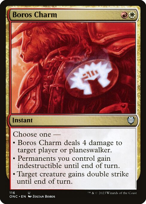 Boros Charm (116) - Phyrexia: All Will Be One Commander - Game On