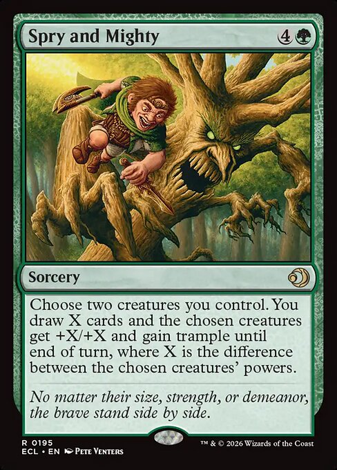 Spry and Mighty (195) (Foil) - Lorwyn Eclipsed - Game On