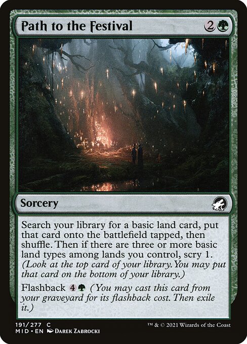 Path to the Festival (191) (Foil) - Innistrad: Midnight Hunt - Game On