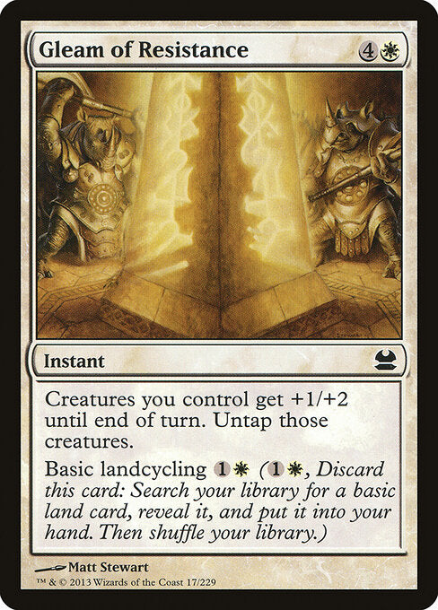 Gleam of Resistance (17) - Modern Masters - Game On