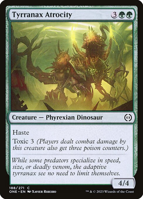 Tyrranax Atrocity (188) - Phyrexia: All Will Be One - Game On