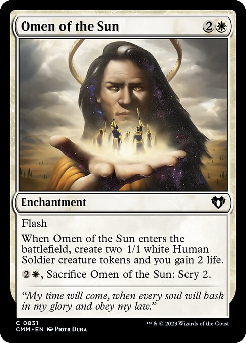 Omen of the Sun (831) - Commander Masters - Game On
