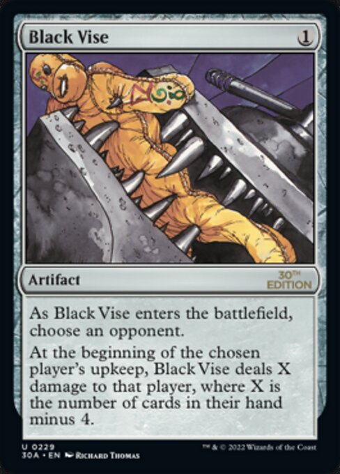Black Vise (229) - 30th Anniversary Edition - Game On
