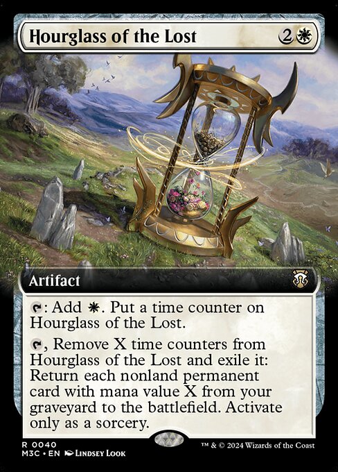Hourglass of the Lost (40) - EXTENDED ART - Modern Horizons 3 Commander - Game On