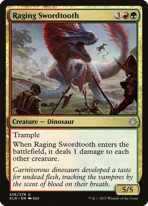 Raging Swordtooth (226) - Ixalan - Game On