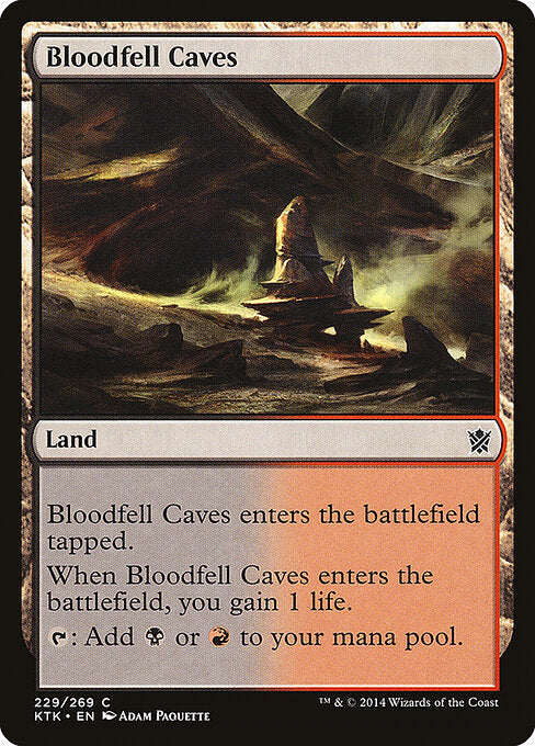 Bloodfell Caves (229) (Foil) - Khans of Tarkir - Game On