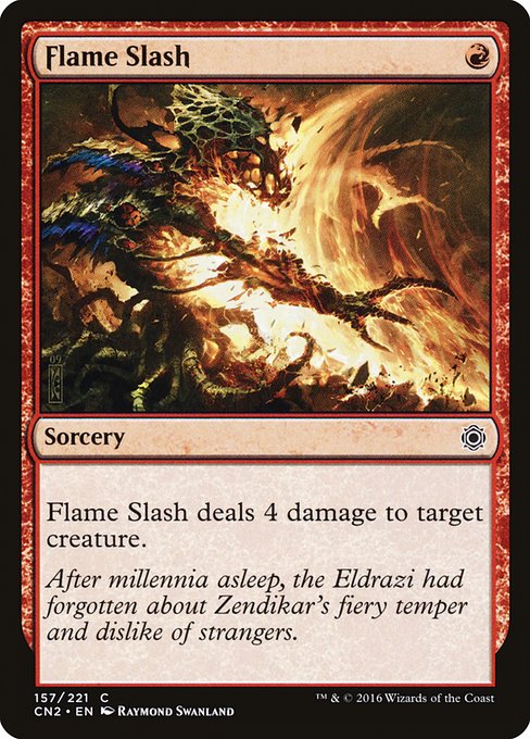 Flame Slash (157) - Conspiracy: Take the Crown - Game On
