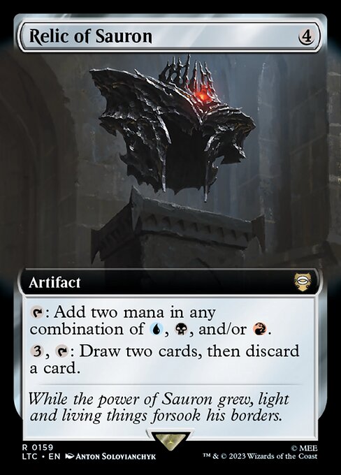 Relic of Sauron (159) - EXTENDED ART - Tales of Middle-earth Commander - Game On