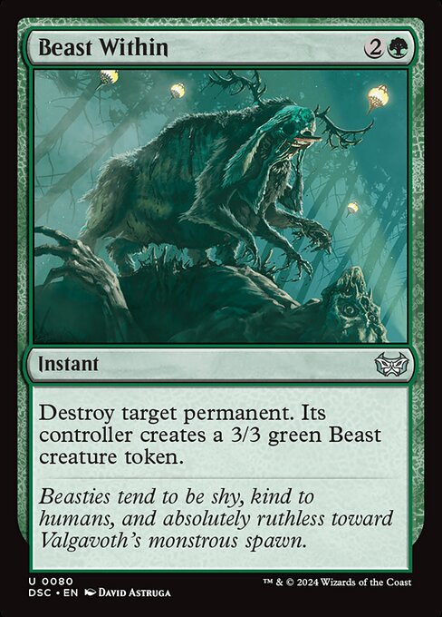 Beast Within (80) - Duskmourn: House of Horror Commander - Game On