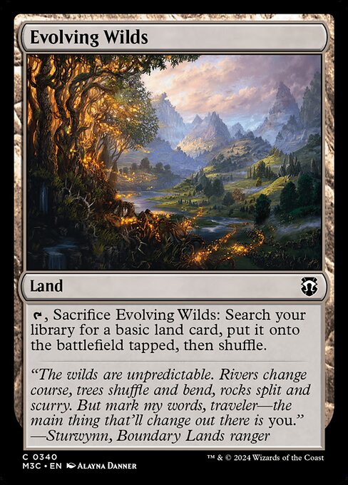 Evolving Wilds (340) - Modern Horizons 3 Commander - Game On