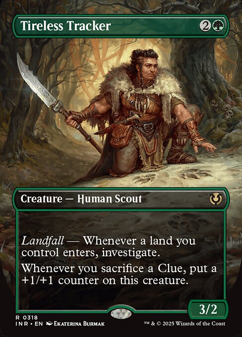 Tireless Tracker (318) - BORDERLESS - FULL ART - Innistrad Remastered - Game On