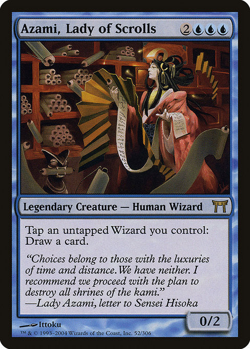 Azami, Lady of Scrolls (52) - Champions of Kamigawa - Game On
