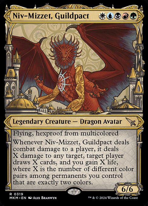 Niv-Mizzet, Guildpact (319) - SHOWCASE (Foil) - Murders at Karlov Manor - Game On