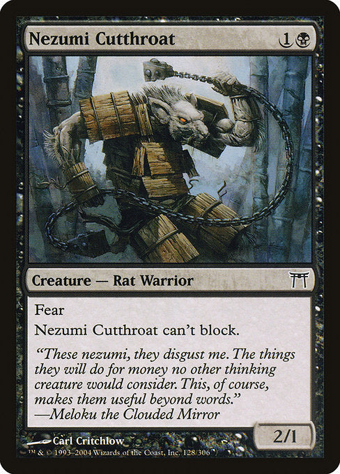 Nezumi Cutthroat (128) - Champions of Kamigawa - Game On