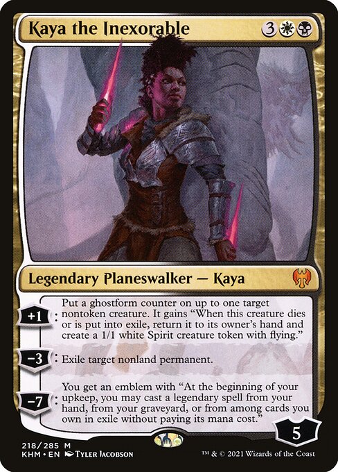 Kaya the Inexorable (218) (Foil) - Kaldheim - Game On