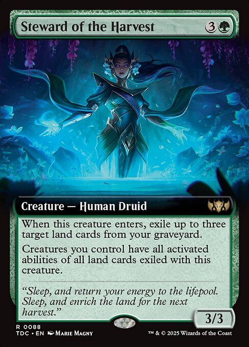Steward of the Harvest (88) - EXTENDED ART - Tarkir: Dragonstorm Commander - Game On