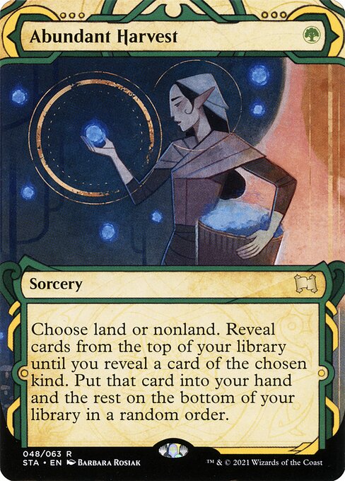 Abundant Harvest (48) - BORDERLESS - Strixhaven Mystical Archive - Game On