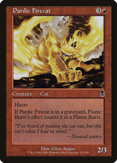 Pardic Firecat (211) (Foil) - Odyssey - Game On