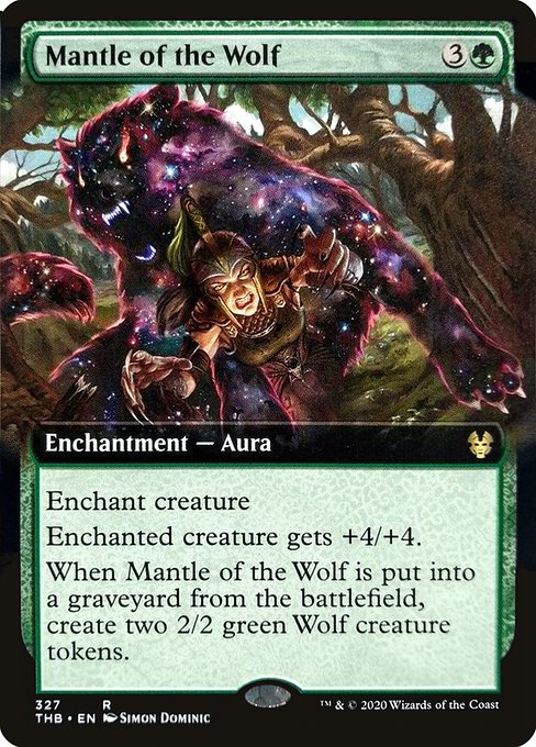 Mantle of the Wolf (327) - EXTENDED ART - Theros Beyond Death - Game On