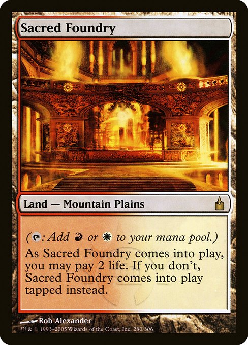 Sacred Foundry (280) - Ravnica: City of Guilds - Game On