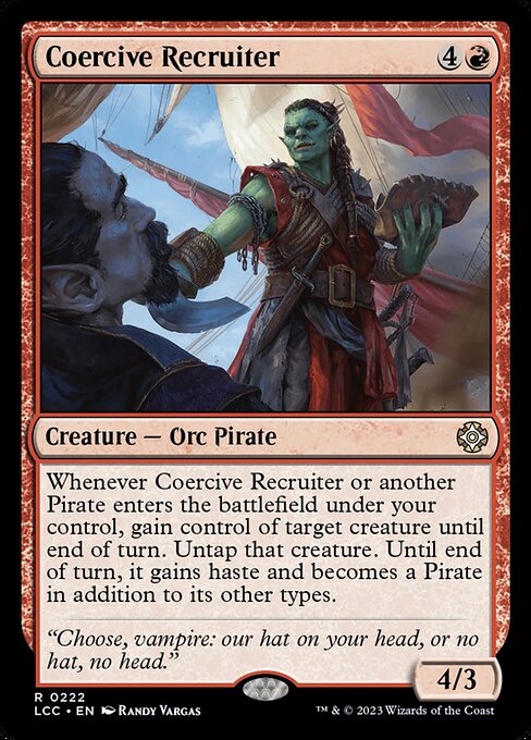 Coercive Recruiter (222) - The Lost Caverns of Ixalan Commander - Game On