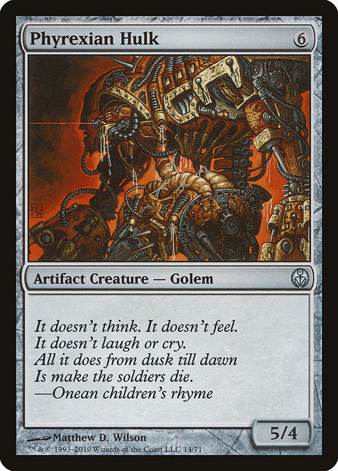 Phyrexian Hulk (14) - Duel Decks: Phyrexia vs. the Coalition - Game On