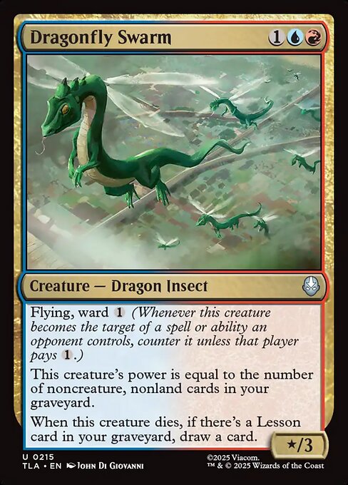Dragonfly Swarm (215) (Foil) - Avatar: The Last Airbender - Game On