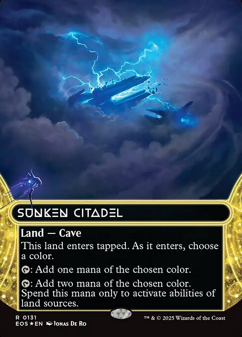 Sunken Citadel (131) - BORDERLESS - FULL ART (Foil) - Edge of Eternities: Stellar Sights - Game On