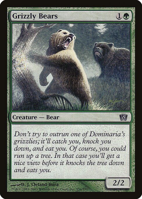 Grizzly Bears (256★) - Eighth Edition - Game On