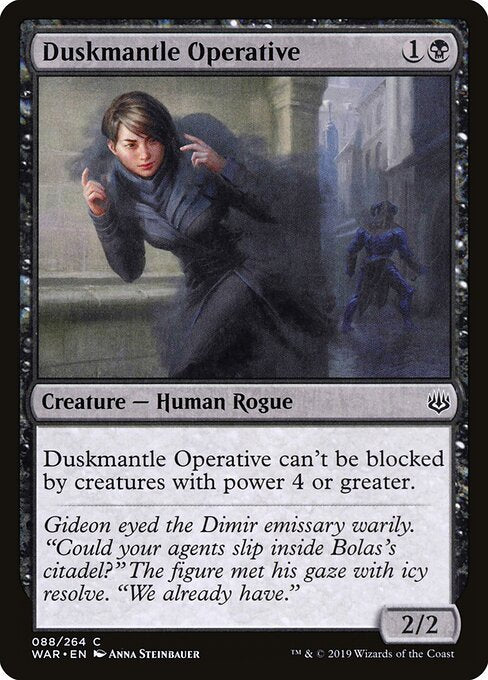 Duskmantle Operative (88) (Foil) - War of the Spark - Game On